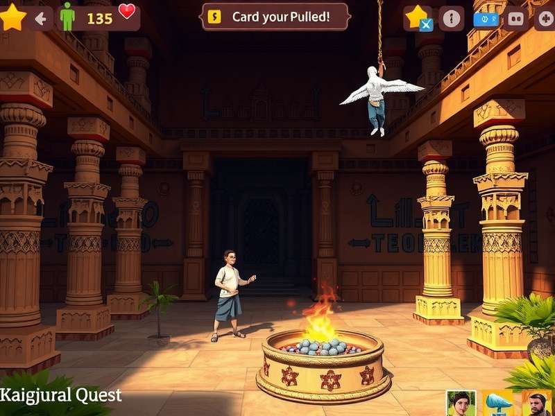 Khajuraho Puzzle Quest Gameplay Screenshot