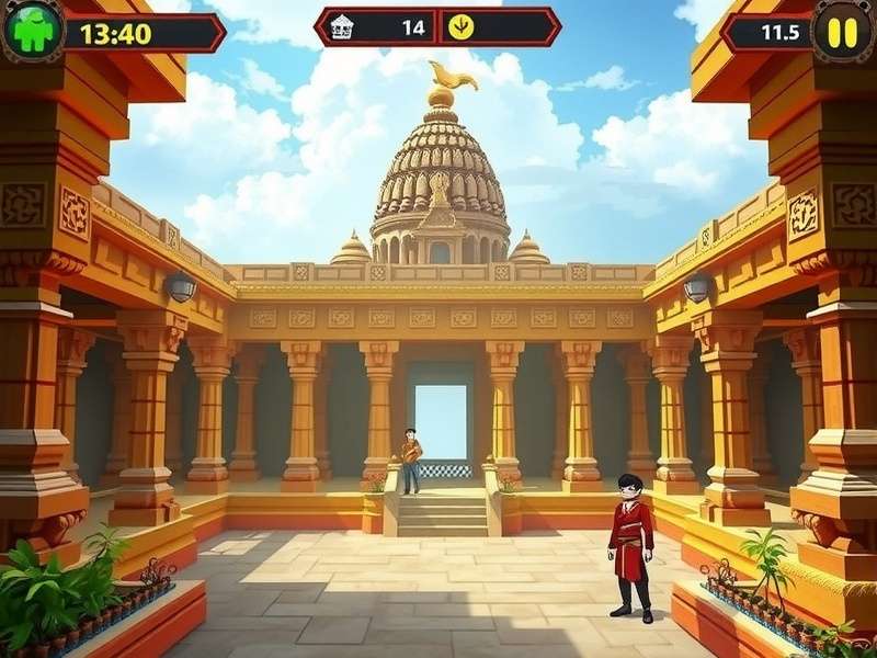 Khajuraho Puzzle Quest Temple Interior